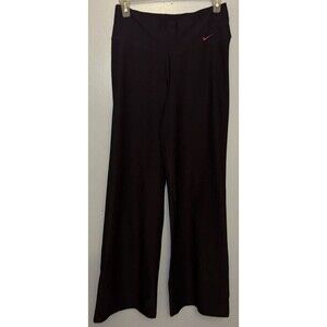 NIKE  Dri Fit Womens Wide Leg Running Training /workout Black Pants . Size Small